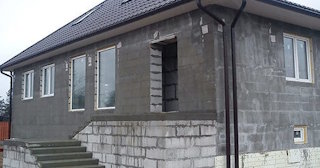 Фасад из газобетона для дома в Моршанске - Строй-Мрш, качественная отделка от 2046 руб.