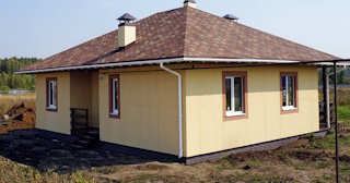 Одноэтажный дом из панелей под ключ в Моршанске - Строй-Мрш от 132964 рублей